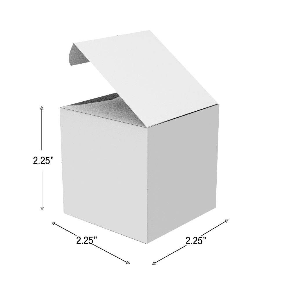 Custom Printed Reverse Tuck Boxes 2.25X2.25X2.25