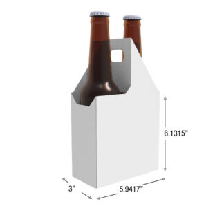 CUSTOM PRINTED BOTTLE CARRIER 2 PACK 22oz
