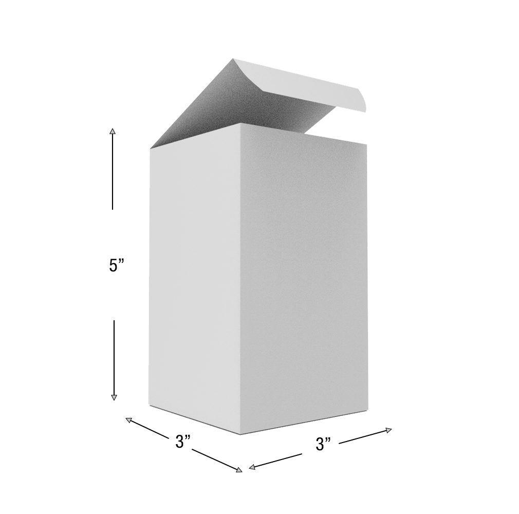 Custom Printed Tuck Boxes 3X3X5