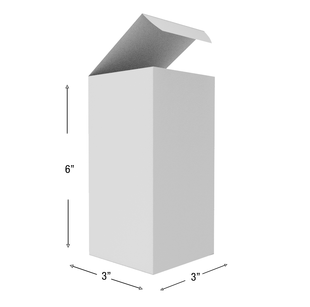 Custom Printed Tuck Boxes 3X3X6