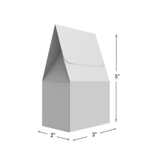 Custom Printed Tent Boxes 3x2x5