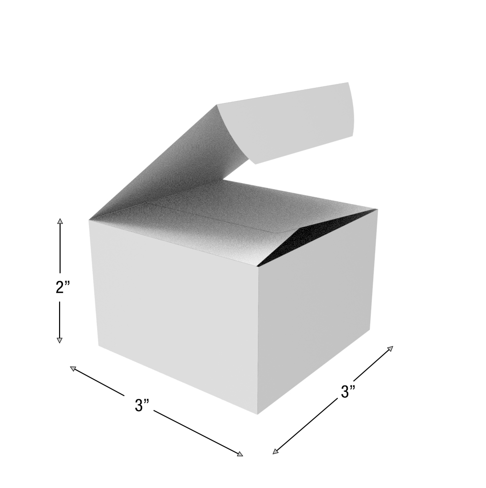 Custom Printed Tuck Boxes 3X3X2