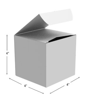 CUSTOM PRINTED TUCK BOXES 4X4X4