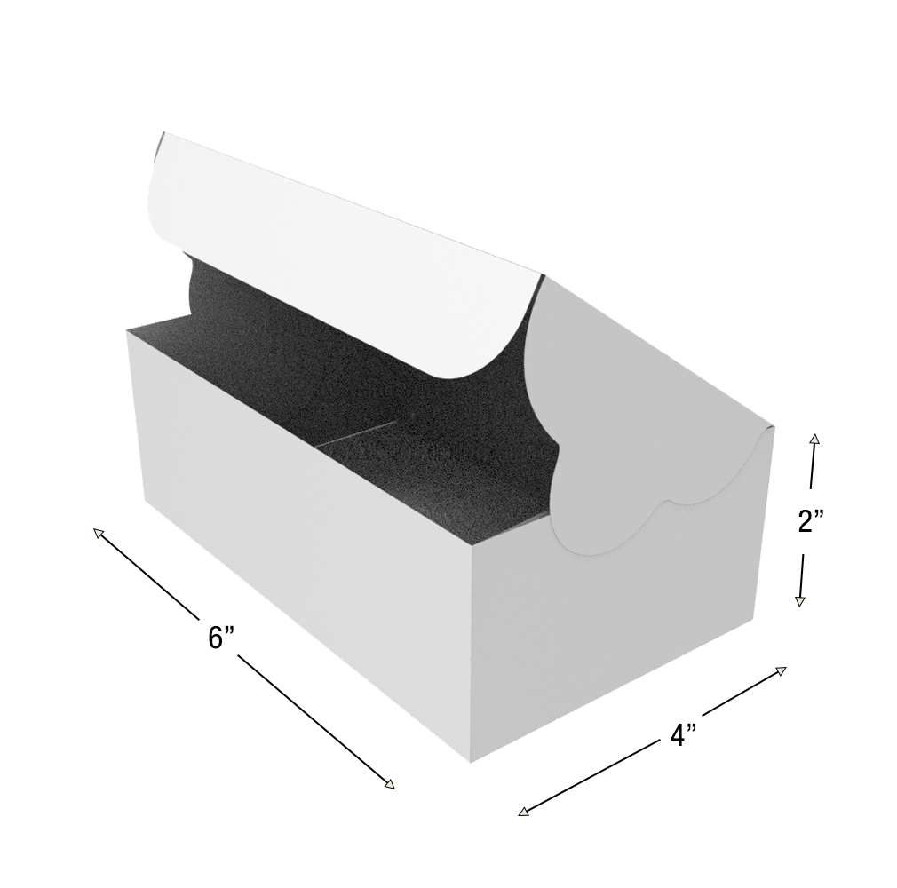 Custom Printed Fold Up Boxes 6X4X2