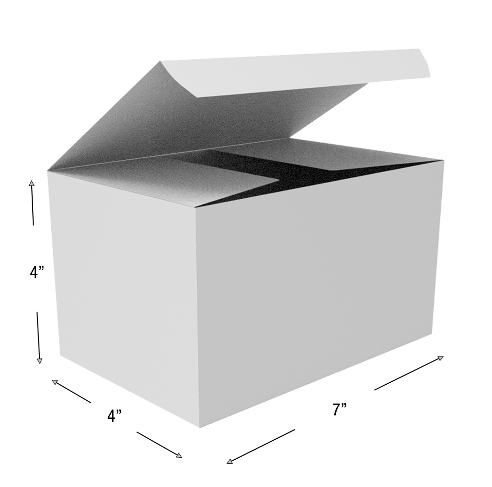Custom Printed Tuck Boxes 7X4X4