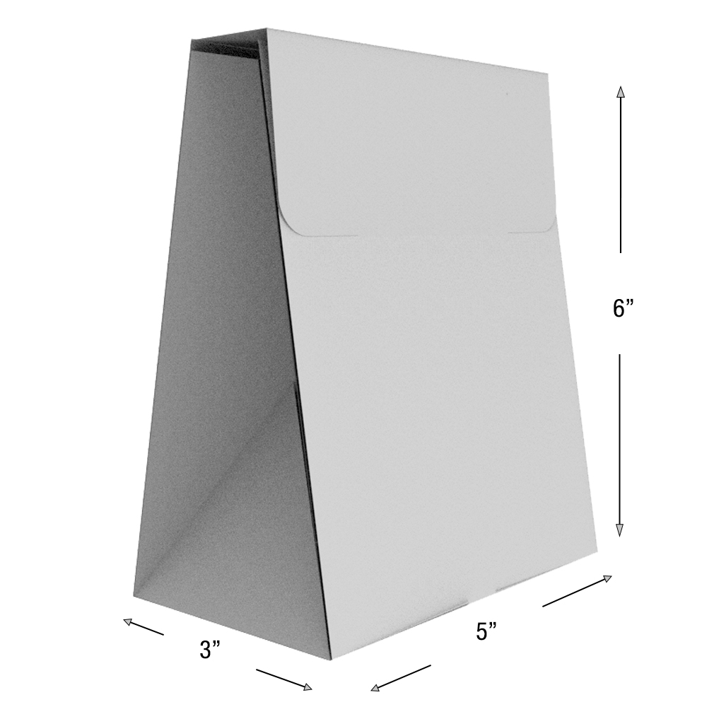Custom Printed Tent Boxes 5X3X6