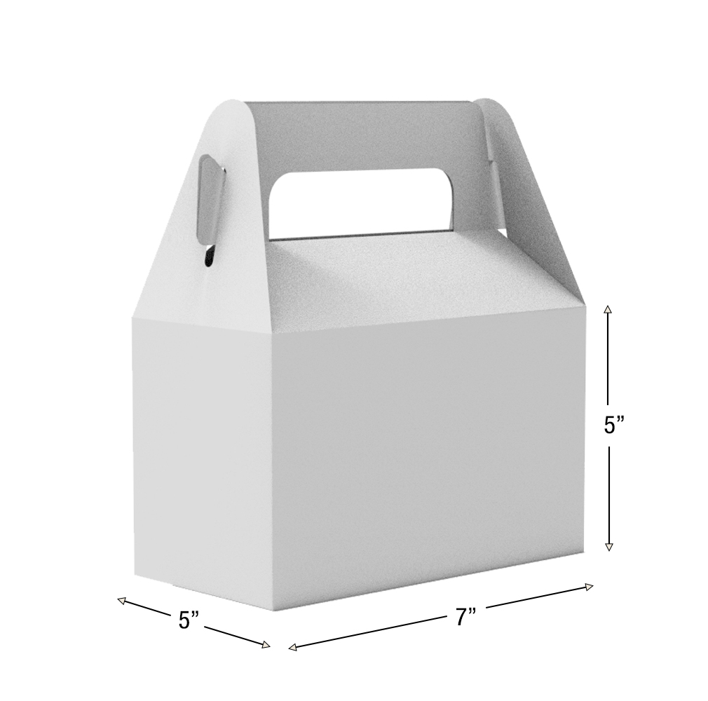 Custom Printed Gable Boxes 7 X 5 X 5
