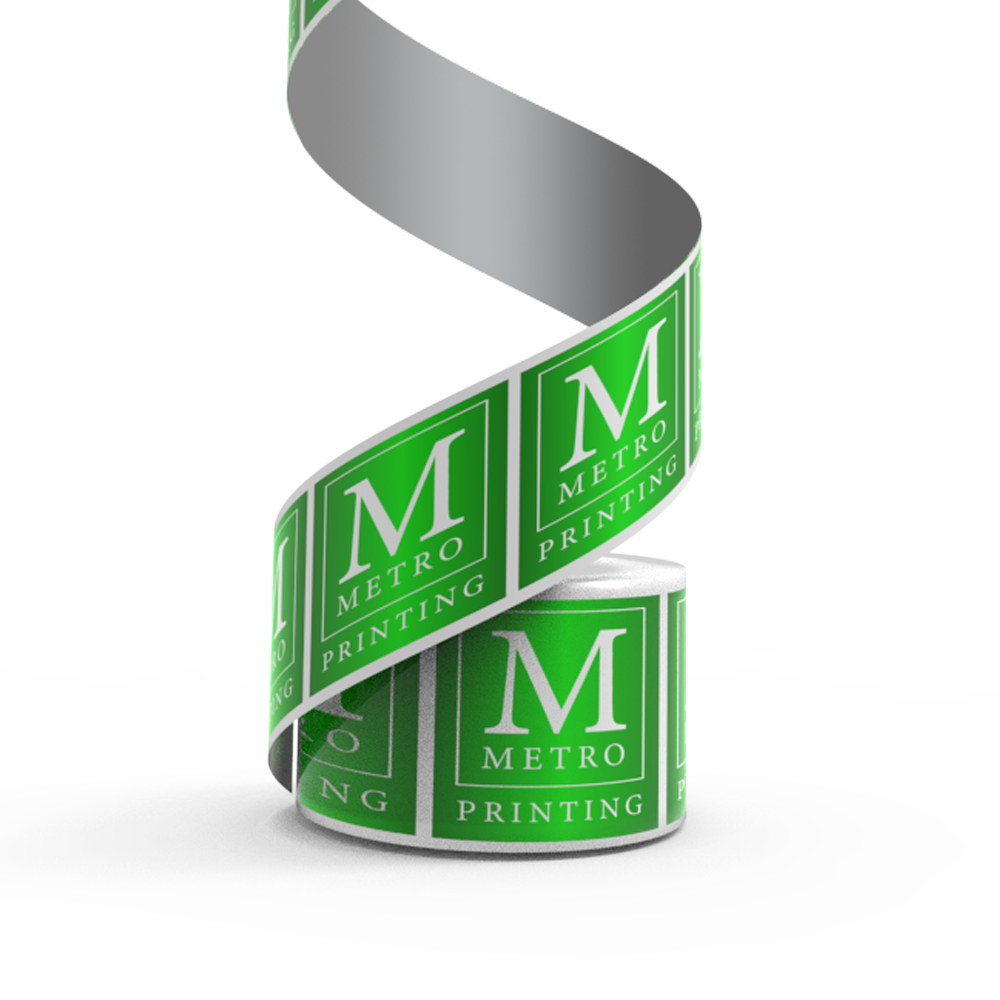 EGP Packaging allows you to Design and Print Square Roll Labels.