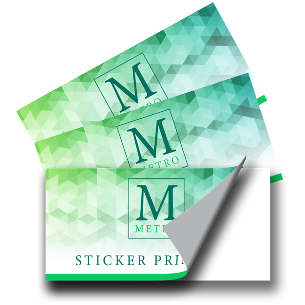 RECTANGLE STICKERS custom printed at EGP Packaging